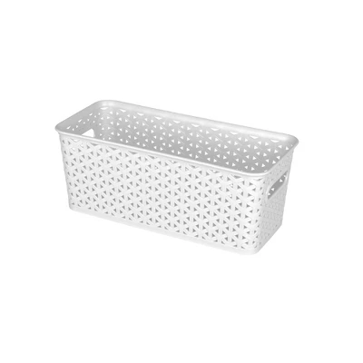 Y-Weave Half Medium Decorative Storage Basket - Brightroom™ 9 Y-Weave Half Medium Decorative Storage Basket - Brightroom™ - Image 9