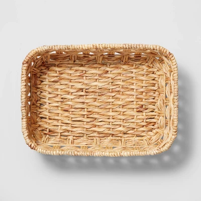 Rectangular Twisted Open Checkered Weave Basket - Brightroom™ 2 Rectangular Twisted Open Checkered Weave Basket - Brightroom™ - Image 2