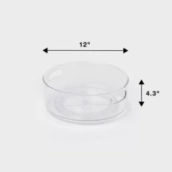 All Purpose Turntable Storage Clear - Brightroom™: PETG Utility Bin, 12"x12", 486 Volume, Spot Clean 7 All Purpose Turntable Storage Clear - Brightroom™: PETG Utility Bin, 12"x12", 486 Volume, Spot Clean -Home Comfort Store GUEST 7c02bd89 ebb1 432a b4d8 33e7490275a0