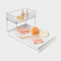Large Gliding Tray With Bin Clear - Brightroom™ 5 Large Gliding Tray With Bin Clear - Brightroom™ -Home Comfort Store GUEST 80c2f4bb 03d6 405a ae80 8ebdbed27ebb