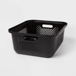 Small Decorative Plastic Bin With Cutout Handles - Brightroom™ 6 Small Decorative Plastic Bin With Cutout Handles - Brightroom™ -Home Comfort Store GUEST 80fa406d f164 4001 b0c0 406b1bce2bd5