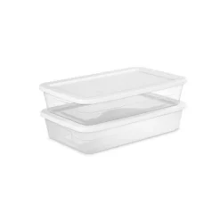41qt Clear Under Bed Storage Box White - Brightroom™ 18 41qt Clear Under Bed Storage Box White - Brightroom™ -Home Comfort Store GUEST 81daf41e fce0 428e 916d e66a43dfc88c