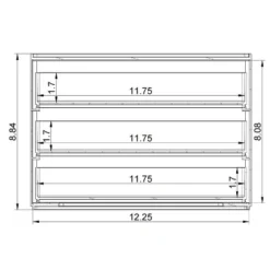 All Purpose 3 Drawer Storage Clear - Brightroom™ 8 All Purpose 3 Drawer Storage Clear - Brightroom™ -Home Comfort Store GUEST 832698ca 3ff5 4af9 86b8 cac960d3fd13