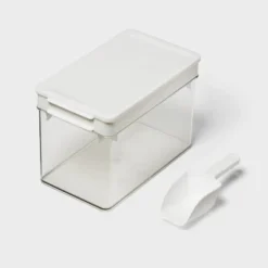 Ice Cube Tray With Lid Bin And Scoop White - Brightroom™: 28-Cavity Plastic Ice Maker Tray & Bucket For Freezer 5 Ice Cube Tray With Lid Bin And Scoop White - Brightroom™: 28-Cavity Plastic Ice Maker Tray & Bucket For Freezer -Home Comfort Store GUEST 8357207d 9b64 41ea a60c eecd9a752858