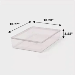 6L Stacking Clear Bin With Lid - Brightroom™: PET Material, Stackable Storage For Crafts & Cleaning Supplies 7 6L Stacking Clear Bin With Lid - Brightroom™: PET Material, Stackable Storage For Crafts & Cleaning Supplies -Home Comfort Store GUEST 83c1b48c 9969 4396 8a0e 3b3350431ffc