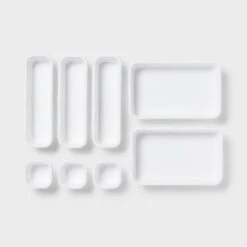 8pc Plastic Drawer Organizer Set White - Brightroom™: Modern In-Drawer Flatware Storage, Multiple Compartments, Dishwasher-Safe 5 8pc Plastic Drawer Organizer Set White - Brightroom™: Modern In-Drawer Flatware Storage, Multiple Compartments, Dishwasher-Safe -Home Comfort Store GUEST 8a05cd16 2477 4b31 b944 8d38c9b0bb9c
