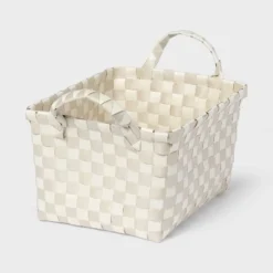 Woven Plastic Basket Small - Brightroom™ 9 Woven Plastic Basket Small - Brightroom™ -Home Comfort Store GUEST 8b79e323 6cc6 434d a26f a72f7c2879fd