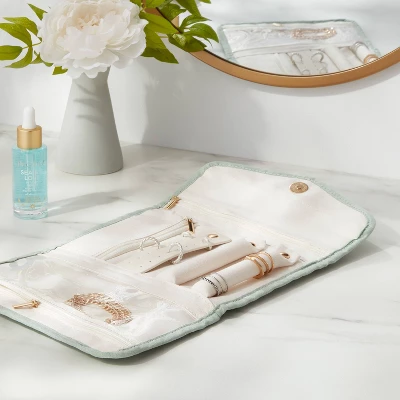 Folding Travel Accessory Organizer Green - Brightroom™ 1 Folding Travel Accessory Organizer Green - Brightroom™