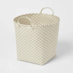 Woven Plastic Floor Basket - Brightroom™ 6 Woven Plastic Floor Basket - Brightroom™ -Home Comfort Store GUEST 8d67a6c1 0465 413a 99a1 01e17190f0e5