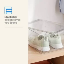 11L Stacking Clear Bin With Lid - Brightroom™ 6 11L Stacking Clear Bin With Lid - Brightroom™ -Home Comfort Store GUEST 8dc43113 e381 4d87 94ce 024fa4b46a2b