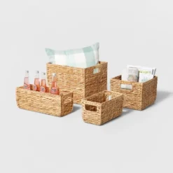 Woven Water Hyacinth Milk Crate - Brightroom™ 7 Woven Water Hyacinth Milk Crate - Brightroom™ -Home Comfort Store GUEST 9365bfe9 dbd8 490b ac54 8d2b5765ece7
