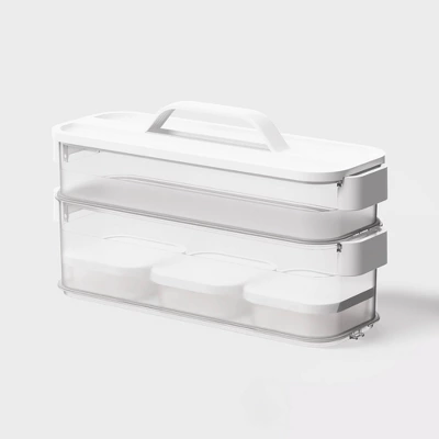 6pc Click In Place Slim Toolbox Kit Plastic Storage Home And Office Organization - Brightroom™ 1 6pc Click In Place Slim Toolbox Kit Plastic Storage Home And Office Organization - Brightroom™