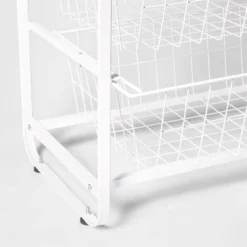 4 Drawer Metal Storage Organizer White - Brightroom™: Steel Utility Storage, Fixed Shelves, Universal Wire Drawers 5 4 Drawer Metal Storage Organizer White - Brightroom™: Steel Utility Storage, Fixed Shelves, Universal Wire Drawers -Home Comfort Store GUEST 95e3afde f6a0 4d5d 9b17 32cd4573c489