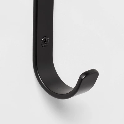 Metal Hook Matte Black - Brightroom™ 2 Metal Hook Matte Black - Brightroom™ - Image 2