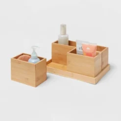 11.25" X 7" X 4.5" Modular Bamboo Vanity Organizer With Magnetic Strip - Brightroom™ 5 11.25" X 7" X 4.5" Modular Bamboo Vanity Organizer With Magnetic Strip - Brightroom™ -Home Comfort Store GUEST 98293bdb 3a57 4e34 9cc7 1a9571db3738