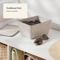 Lidded Felt With Lid Oatmeal - Brightroom™ 5 Lidded Felt With Lid Oatmeal - Brightroom™ -Home Comfort Store GUEST 98b5fd34 6cd1 45bf b4c7 82265a3094f8