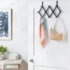 Over The Door Accordion Multiple Hook Black - Brightroom™