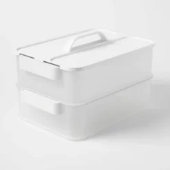 Click In Place 10qt Clear Plastic Storage Bin With White Latch For Home And Office Organization - Brightroom™ 11 Click In Place 10qt Clear Plastic Storage Bin With White Latch For Home And Office Organization - Brightroom™ -Home Comfort Store GUEST 9cba3c80 559f 4a6f 8866 9b83e25124c3