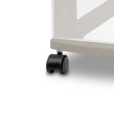 3 Drawer Wide Cart Spaceship Gray - Brightroom™ 3 3 Drawer Wide Cart Spaceship Gray - Brightroom™ - Image 3