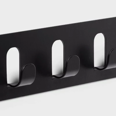 Over The Door Multi Function Basket And Hook Black - Brightroom™ 2 Over The Door Multi Function Basket And Hook Black - Brightroom™ - Image 2