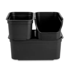 Folio Heavy Duty Storage Bin - Brightroom™: Black Plastic, Stackable, Portable, Universal Storage, 18.6 Volume Capacity 16 Folio Heavy Duty Storage Bin - Brightroom™: Black Plastic, Stackable, Portable, Universal Storage, 18.6 Volume Capacity -Home Comfort Store GUEST a108ea48 1464 41e5 9803 4a432872eeb8