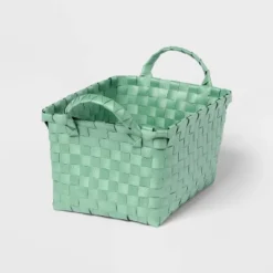 Woven Plastic Basket Small - Brightroom™ 8 Woven Plastic Basket Small - Brightroom™ -Home Comfort Store GUEST a4d0176f 2a79 4296 a9ef fc1f783e4557