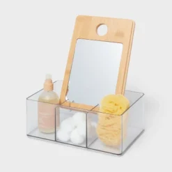 Cosmetic Storage Container With Bamboo Lid - Brightroom™ 5 Cosmetic Storage Container With Bamboo Lid - Brightroom™ -Home Comfort Store GUEST a73ed3ac 9507 4b02 8a31 9e83ea73742f