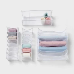 Mesh Drawer Organizer Inserts 4pk - Brightroom™ 5 Mesh Drawer Organizer Inserts 4pk - Brightroom™ -Home Comfort Store GUEST a9241538 50f3 482b 8d66 993a646b83f5