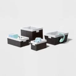 16" X 9" X 6" Lined Woven Media Bin Black - Brightroom™ 5 16" X 9" X 6" Lined Woven Media Bin Black - Brightroom™ -Home Comfort Store GUEST ac4ff65f f7b2 48fa aa42 7459f63d7c52