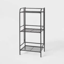 Folding 3 Shelves Black - Brightroom™ 6 Folding 3 Shelves Black - Brightroom™ -Home Comfort Store GUEST ad23b2aa ea02 4c65 916f 058ab9cf16df