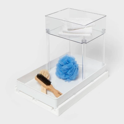 Medium Gliding Tray With Bin Clear - Brightroom™ 3 Medium Gliding Tray With Bin Clear - Brightroom™ - Image 3