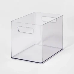Bathroom Organizer Bin With Handles Clear - Brightroom™ 12 Bathroom Organizer Bin With Handles Clear - Brightroom™ -Home Comfort Store GUEST b94e4b0c c6e8 4289 8f50 4d9a8cedd5a0