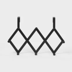 Over The Door Accordion Multiple Hook Black - Brightroom™ 3 Over The Door Accordion Multiple Hook Black - Brightroom™ -Home Comfort Store GUEST b9aa54ff 3640 4f9d a1f3 893a280f224f