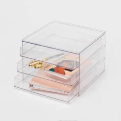 All Purpose 3 Drawer Storage Clear - Brightroom™ 7 All Purpose 3 Drawer Storage Clear - Brightroom™ -Home Comfort Store GUEST bed8afa5 14b2 4943 91a3 9cebbabacd7a
