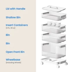 7pc Click In Place Rolling Storage Cart Kit Plastic Storage Home And Office Organization - Brightroom™ 15 7pc Click In Place Rolling Storage Cart Kit Plastic Storage Home And Office Organization - Brightroom™ -Home Comfort Store GUEST c32d2d4f 9529 4084 96c1 6698a5675dd8