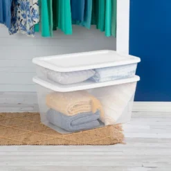 41qt Clear Under Bed Storage Box White - Brightroom™ 14 41qt Clear Under Bed Storage Box White - Brightroom™ -Home Comfort Store GUEST c39c8946 9357 4a99 97a3 8b169b928f91