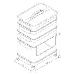 7pc Click In Place Rolling Storage Cart Kit Plastic Storage Home And Office Organization - Brightroom™ 18 7pc Click In Place Rolling Storage Cart Kit Plastic Storage Home And Office Organization - Brightroom™ -Home Comfort Store GUEST c5786d44 4ef3 4b76 80be 528844522b2f