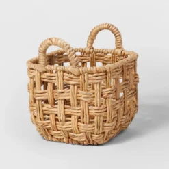 Twisted Open Checkered Weave Milk Crate Natural - Brightroom™ 9 Twisted Open Checkered Weave Milk Crate Natural - Brightroom™ -Home Comfort Store GUEST c73b6fc8 7d7f 4276 bc5a 71780c6e1456