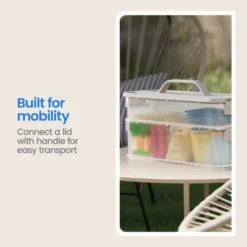 Click In Place 4.5qt Clear Slim Plastic Storage Bin With White Latch For Home And Office Organization - Brightroom™ 13 Click In Place 4.5qt Clear Slim Plastic Storage Bin With White Latch For Home And Office Organization - Brightroom™ -Home Comfort Store GUEST c88ebed7 2251 4338 92f3 29cf140b56dc