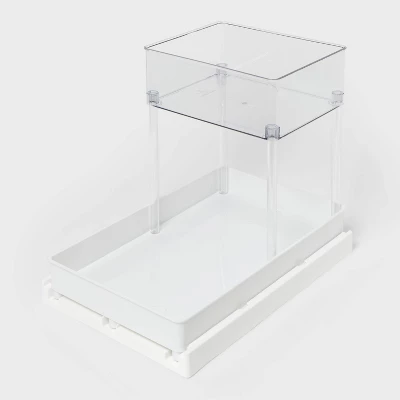 Medium Gliding Tray With Bin Clear - Brightroom™ 4 Medium Gliding Tray With Bin Clear - Brightroom™ - Image 4