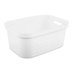 1.5bu Rectangle Modern Laundry Basket - Brightroom™: White Plastic Clothes Basket With Built-In Handles, Medium Size 8 1.5bu Rectangle Modern Laundry Basket - Brightroom™: White Plastic Clothes Basket With Built-In Handles, Medium Size -Home Comfort Store GUEST cc28ac84 ff71 41ec aa28 778151e96fdd