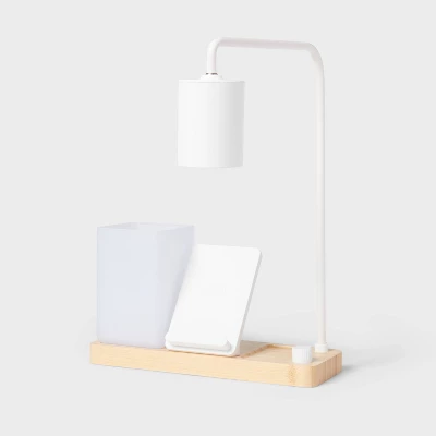 Desk Lamp With Wireless Charging And Storage (Includes LED Light Bulb) - Brightroom™: Table Lamp, Desk Organizer, USB Port 1 Desk Lamp With Wireless Charging And Storage (Includes LED Light Bulb) - Brightroom™: Table Lamp, Desk Organizer, USB Port