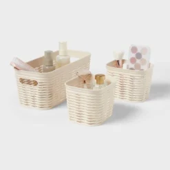 3pk Wave Assorted Decorative Basket Cream 5L Narrow 2c - Brightroom™ 5 3pk Wave Assorted Decorative Basket Cream 5L Narrow 2c - Brightroom™ -Home Comfort Store GUEST d48fb1cd 8cd6 40b3 8927 47c5f9540ebe