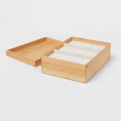 9" X 12" Stackable Bamboo Accessory Tray - Brightroom™ 11 9" X 12" Stackable Bamboo Accessory Tray - Brightroom™ -Home Comfort Store GUEST dbfe0d6f 1c5b 4ccd a8a9 a879eda1c6a5