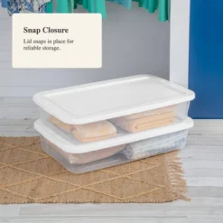 41qt Clear Under Bed Storage Box White - Brightroom™ 12 41qt Clear Under Bed Storage Box White - Brightroom™ -Home Comfort Store GUEST e4631e7d 157f 41dd 90ac 8cd4c9806817