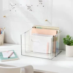 All Purpose Clear Expandable Bin Large - Brightroom™