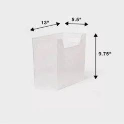 Medium Multipurpose Storage Bin Clear - Brightroom™ 5 Medium Multipurpose Storage Bin Clear - Brightroom™ -Home Comfort Store GUEST e8813010 7aaa 4dec a2e4 ab84fa82c174