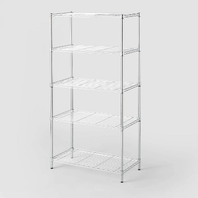 5 Tier Wire Shelving - Brightroom™ 4 5 Tier Wire Shelving - Brightroom™ - Image 4