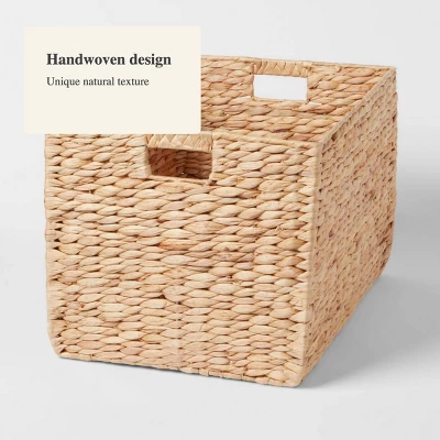 XL Woven Water Hyacinth Basket - Brightroom™ 3 XL Woven Water Hyacinth Basket - Brightroom™ - Image 3