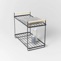 Wood Handle Tiered Vanity Organizer Black - Brightroom™ 5 Wood Handle Tiered Vanity Organizer Black - Brightroom™ -Home Comfort Store GUEST ef9f504c 19ce 47b2 a3eb d9c7c36c8651